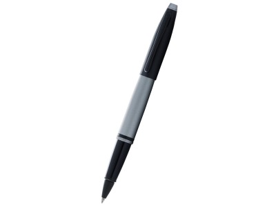 Calais™ Matte Gray and Black Lacquer Rollerball Pen
