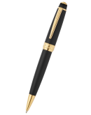 Bailey™ Matte Black Lacquer with 23KT Gold PVD Ballpoint Pen