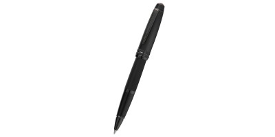 Bailey™ Matte Black Lacquer Rollerball Pen