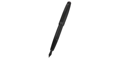Bailey™ Matte Black Lacquer Stainless Steel Extra-Fine Nib Fountain Pen