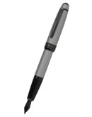 Bailey™ Matte Gray Lacquer Stainless Steel Medium Nib Fountain Pen