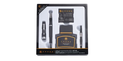 Bailey™ Black Lacquer Medium Nib Fountain Pen Gift Set