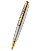 Edge™ Sonic Titanium Lacquer with Gold PVD Appointments Selectip® Rollerball Pen