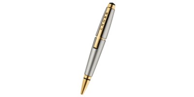 Edge™ Sonic Titanium Lacquer with Gold PVD Appointments Selectip® Rollerball Pen