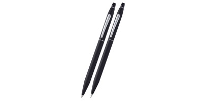 Click™ Classic Black Ballpoint Pen and Pencil Gift Set