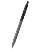 Click™ Tuxedo Satin Metallic Gray Ballpoint Pen