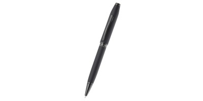 Foundry Matte Black Lacquer with PVD Black Appointments Ballpoint Pen