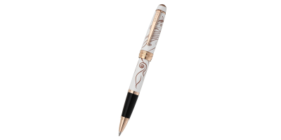 Bailey™ Zodiac Year of the Horse White Lacquer with Rose-Gold Plated Appointments Rollerball Pen