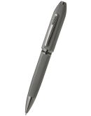 Peerless™ Polished Slate Gray Engraved Diamond Pattern with Slate Gray PVD Appointments and Swarovski Crystal Ballpoint Pen