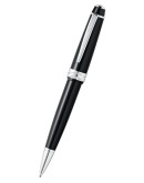 Bailey Light™ Glossy Black Resin Ballpoint Pen