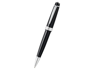 Bailey Light™ Glossy Black Resin Ballpoint Pen