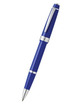 Bailey Light™ Polished Blue Resin Rollerball Pen