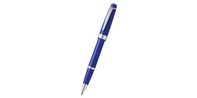 Bailey Light™ Polished Blue Resin Rollerball Pen