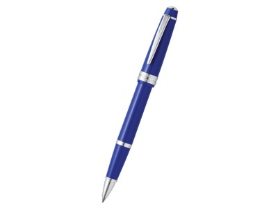 Bailey Light™ Polished Blue Resin Rollerball Pen