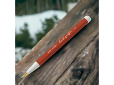 Drehgriffel Nr. 1 with Gel Pen black refill 含黑墨0.5mm的啫喱筆 Fox Red 狐狸紅 367279